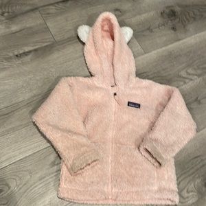 Patagonia 2T fleece jacket pink girls